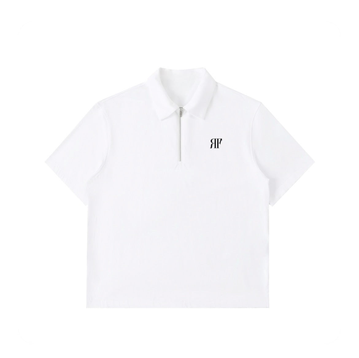 RFL Zipper Polo White