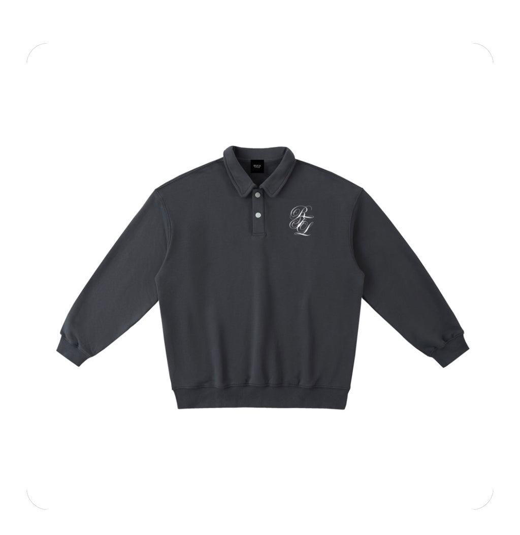 RFL Classic Polo Long-Sleeve Gray
