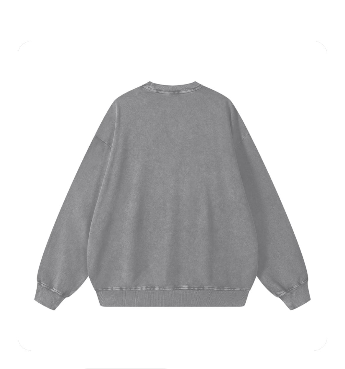 Capsule Distressed Sweatshirt Gray
