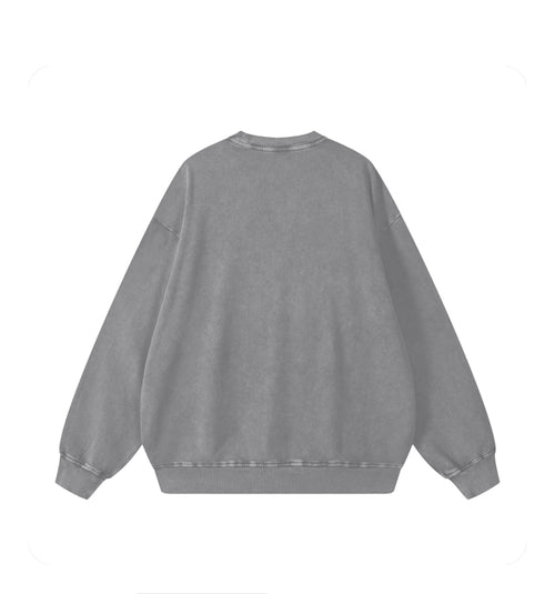 Capsule Distressed Sweatshirt Gray