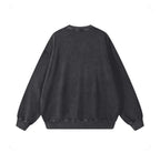 Capsule Distressed Sweatshirt Black