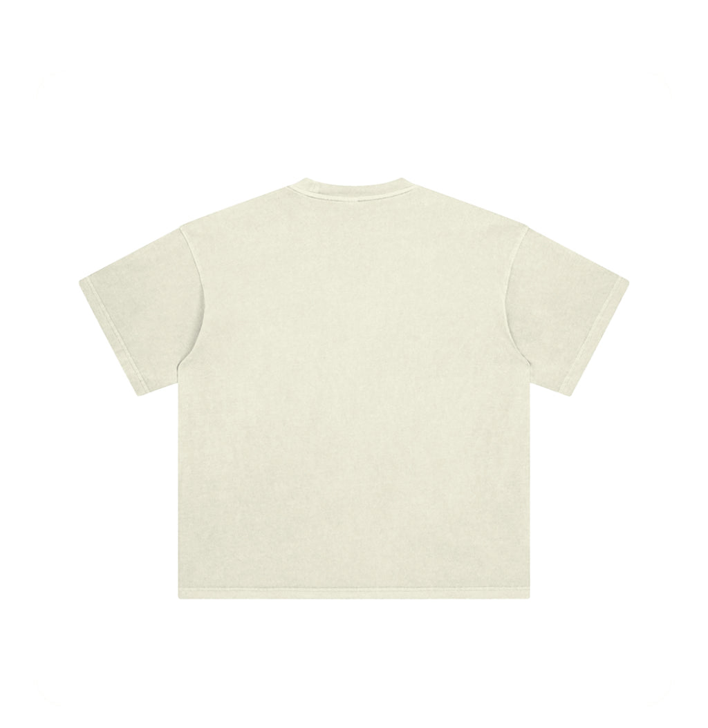 T-shirt with Constructed Flower