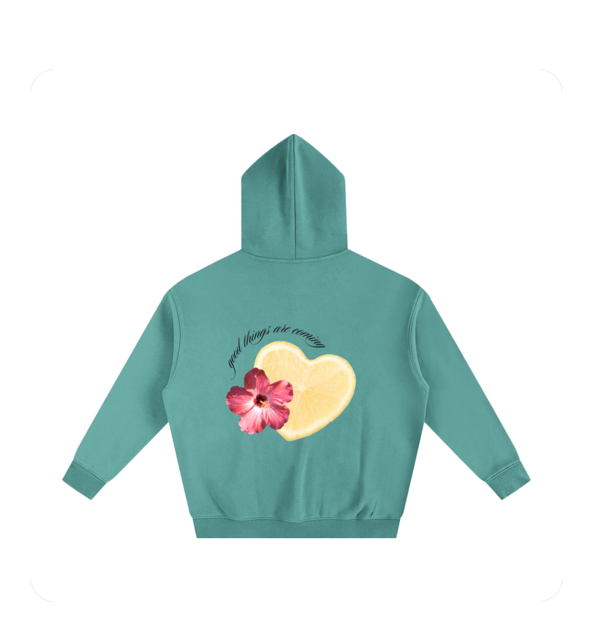 Heart Lemon Flora Hoodie