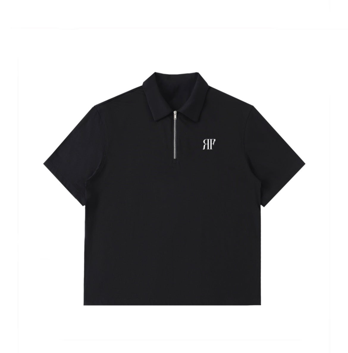 RFL Zipper Polo Black