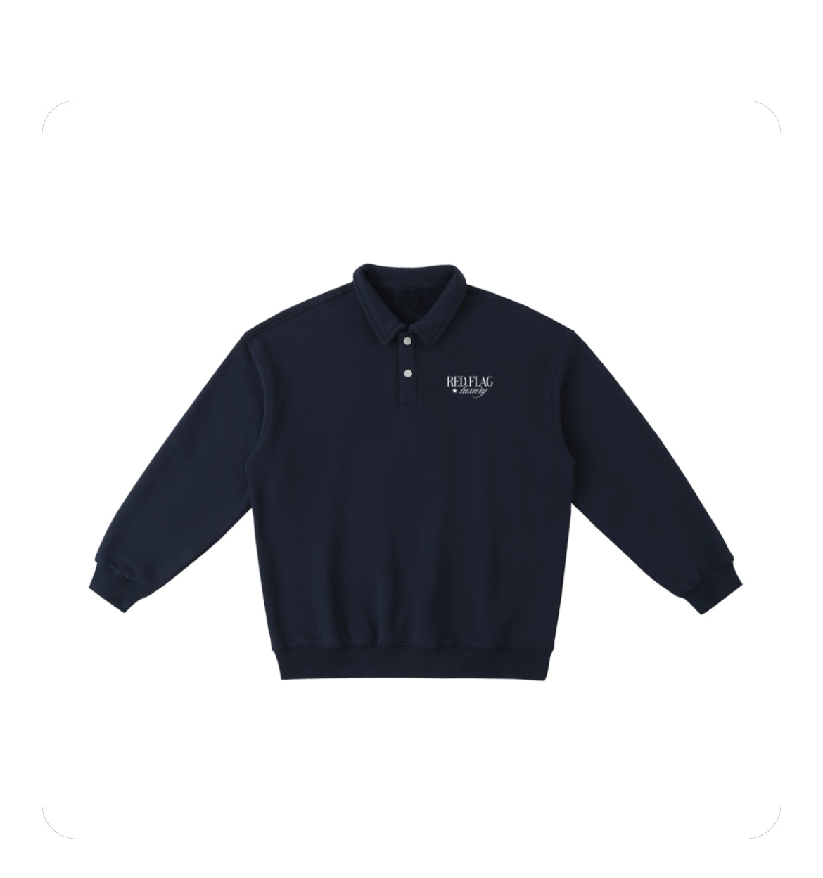 RFL Classic Polo Long-sleeve Navy Blue
